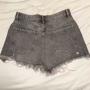 Zara Gray Jean Shorts